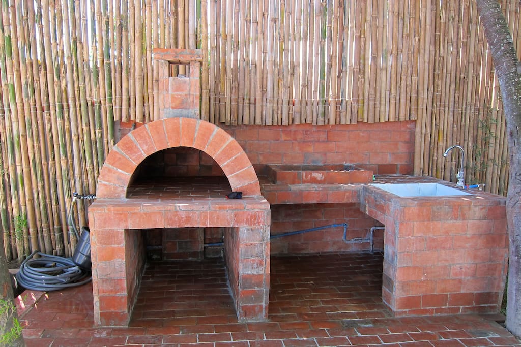 The brick oven