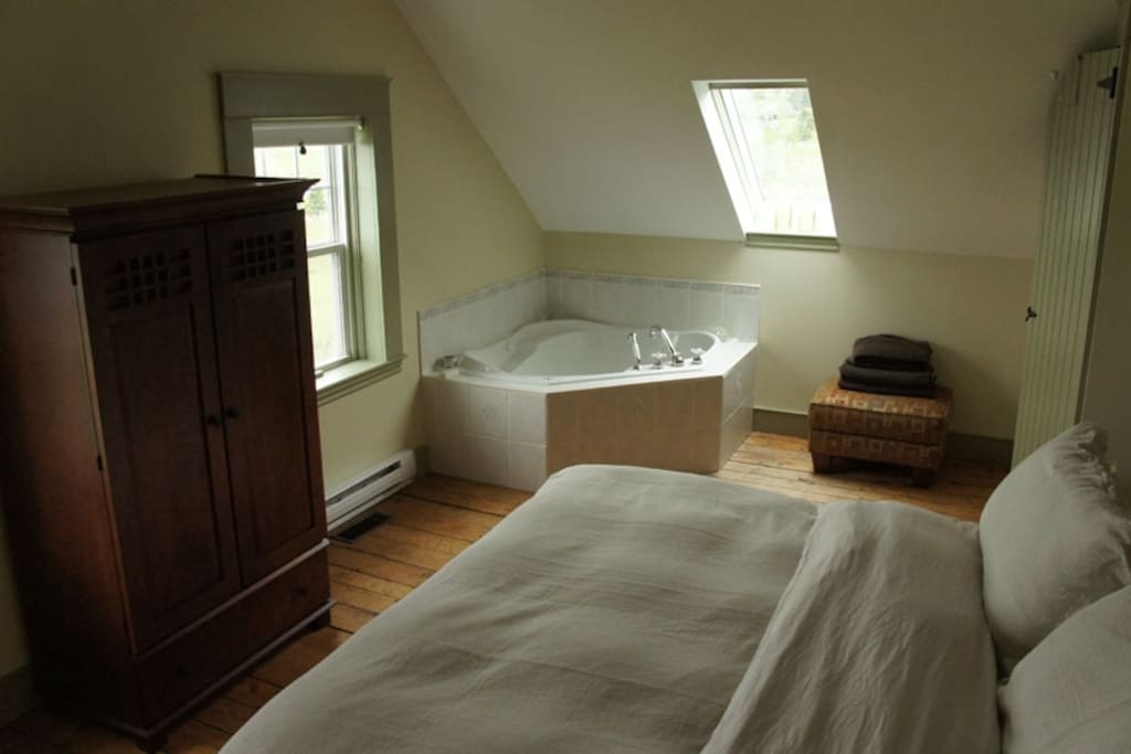 Master King Bedroom with ensuite and jacuzzi tub