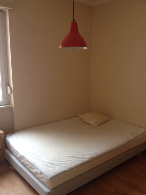 One bed at disposal (with sheets if you need)!