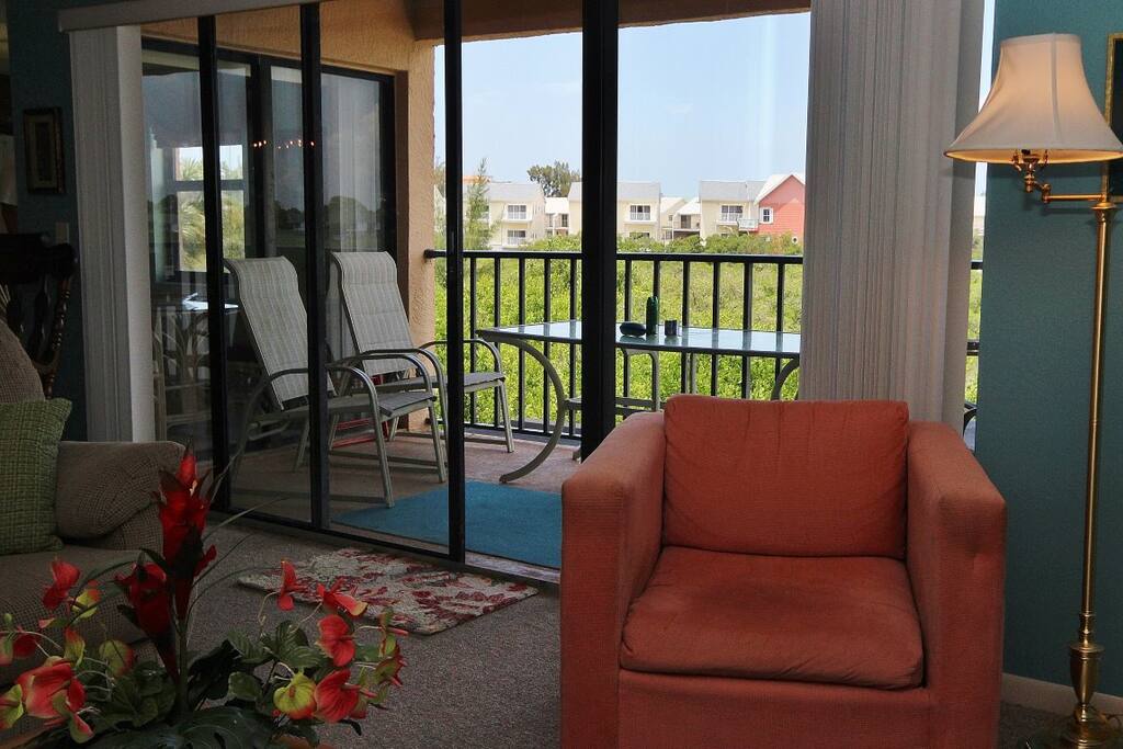 living room view