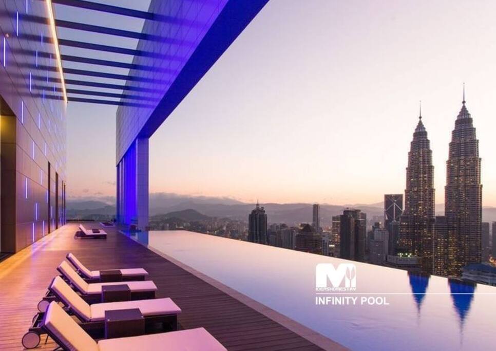 Infinity Pool with KLCC & KL Tower View