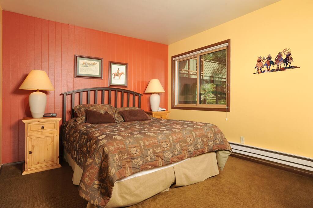 Get a good night's sleep in the studio bed.