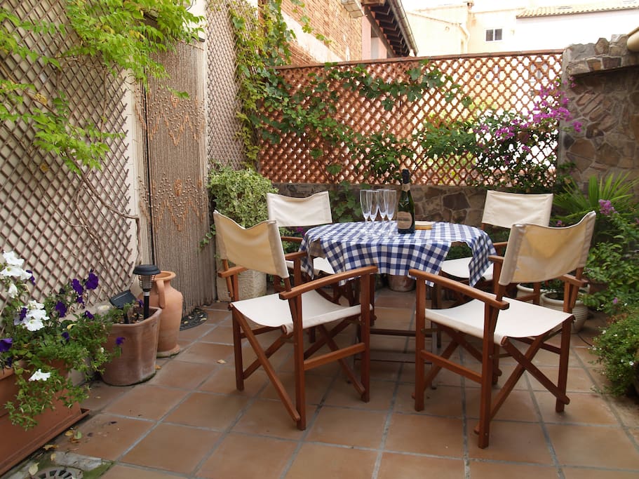 Secluded terrace