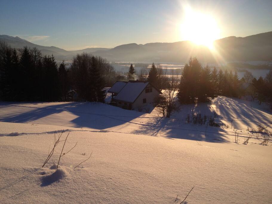 Le chalet ss la neige