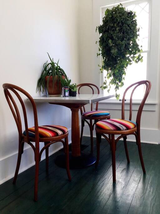 Eating area in kitchen