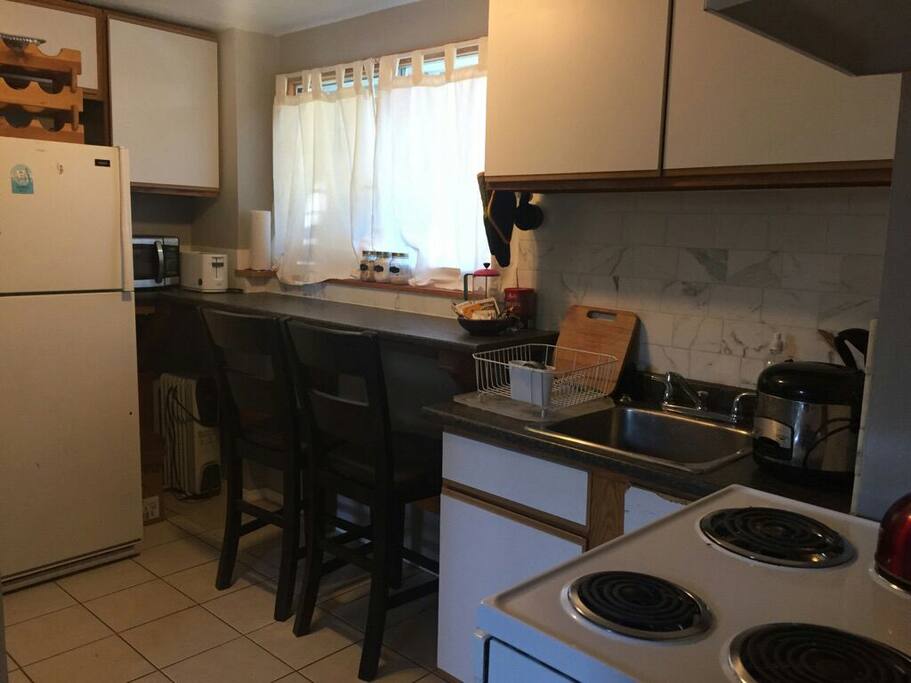 kitchen used by guests only