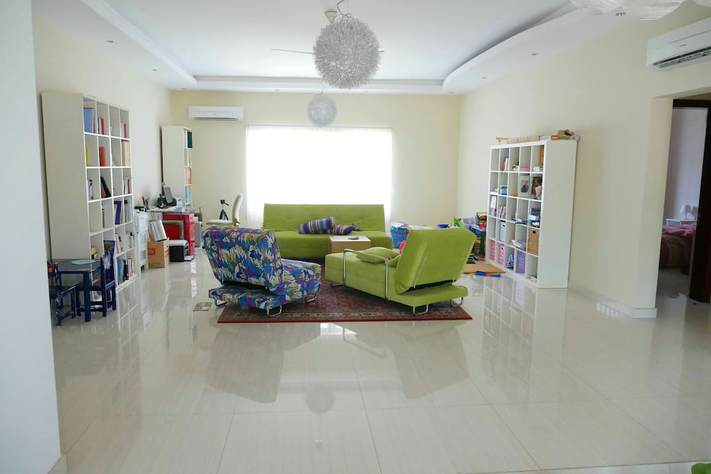 Sitting Room for guests. Playroom for children.