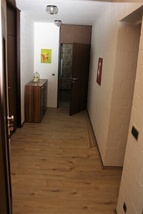 Der Eingangsbereich der Wohnung
