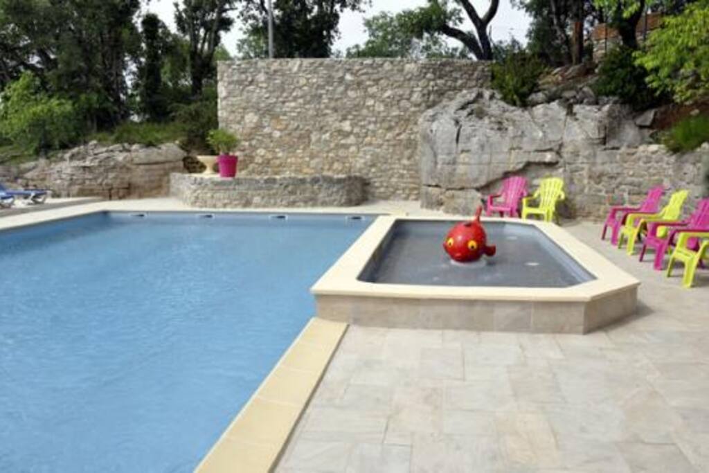 Piscine et pataugeoire