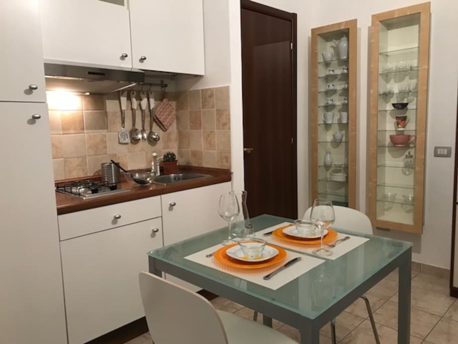 La zona cucina pranzo