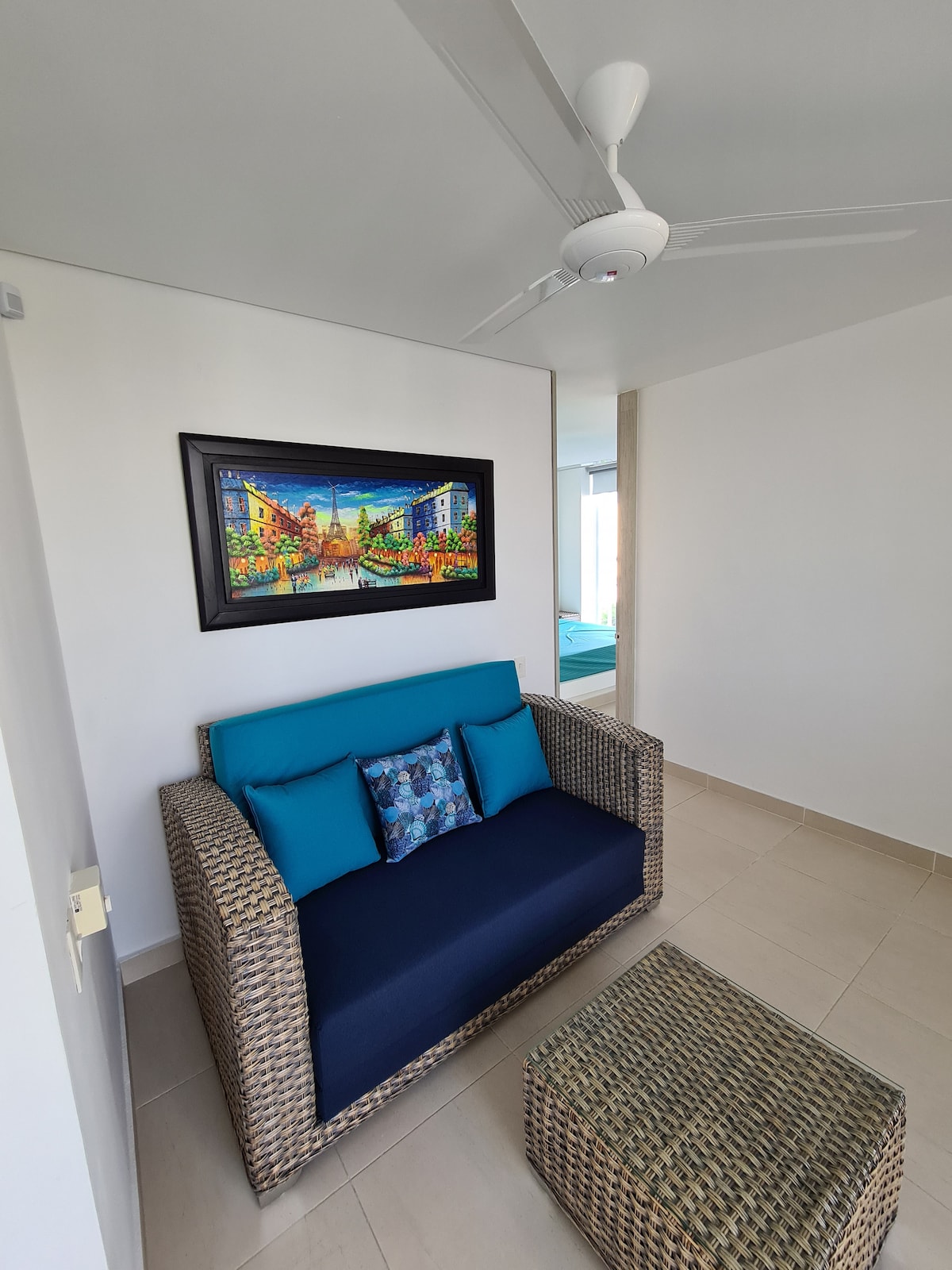 Rozkladacia pohovka, obývacia izba, TV, poschodie 2