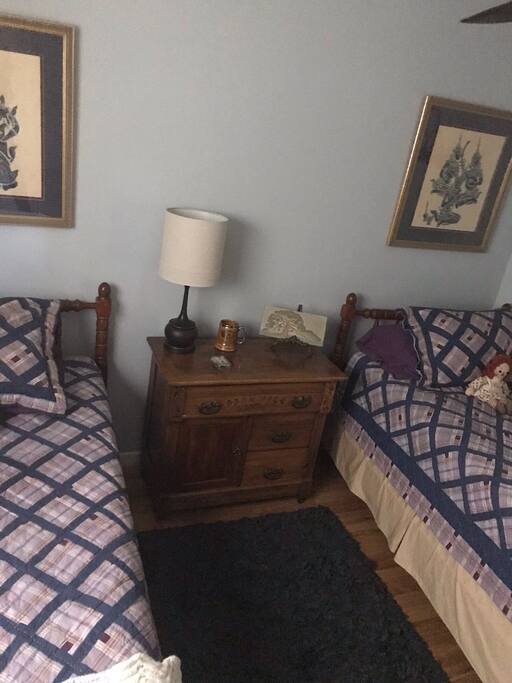 Comfortable twin beds