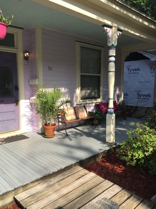 Relax at the front porch