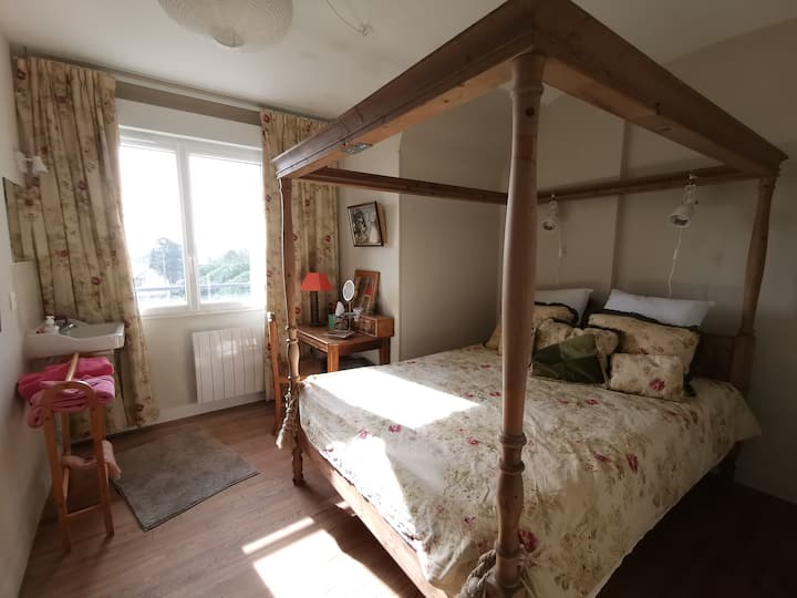 Izba 1 s výhľadom na krajinu a koňmi