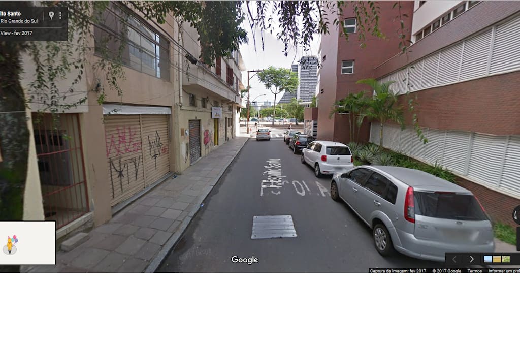 nossa rua: sossegada e fácil de chegar!