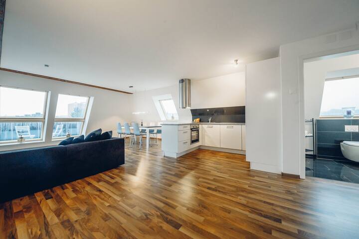 Modern clean apartment. 1 bedroom, 1 bathroom.