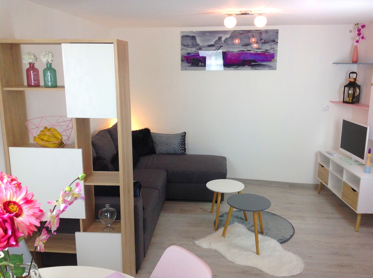 Successful Airbnb property: Triplex: apartment on 3 levels in the very center in Caen