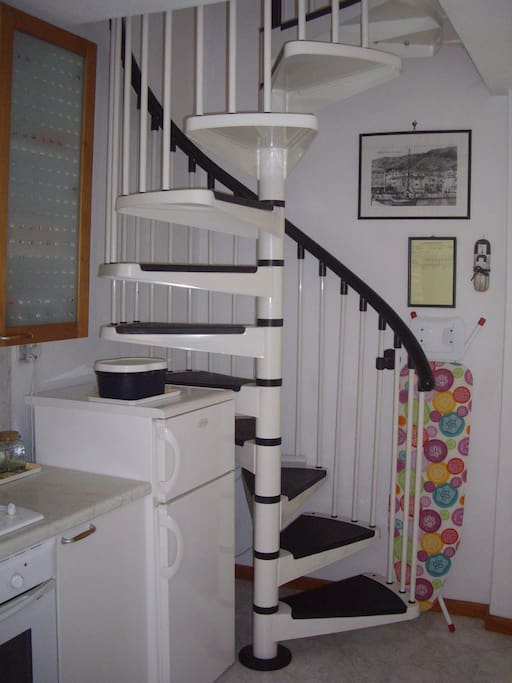 Stairways to sleeping room