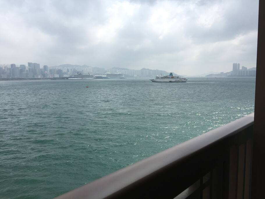 harbour view from living room