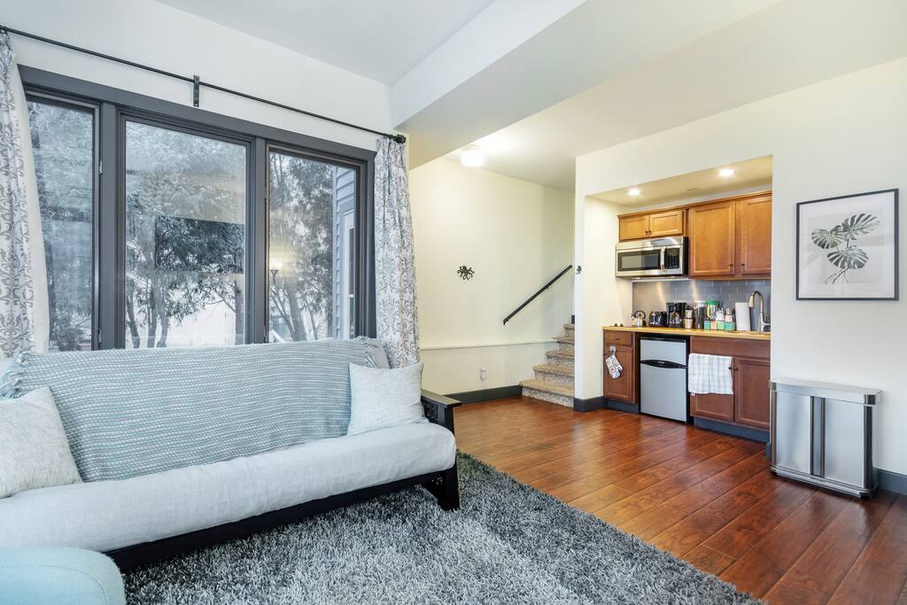 Living area with futon