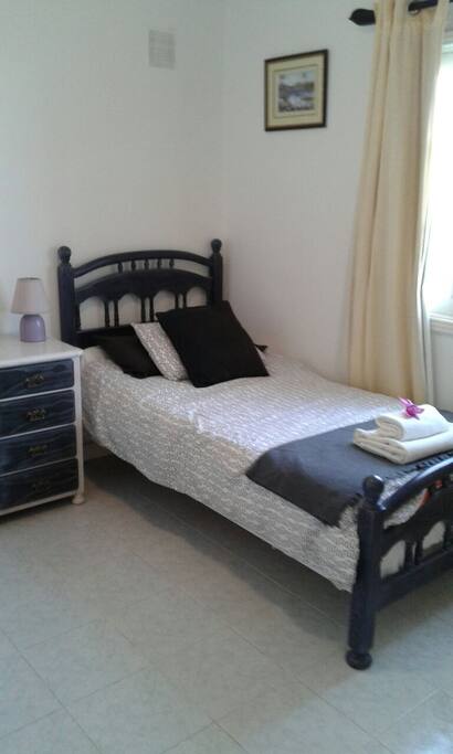 Comfortable twin bedded room