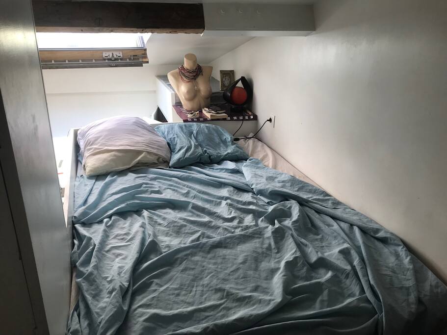 The bed will be made of course...