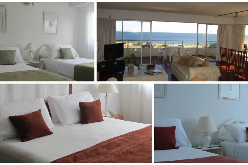 4 dormitorios, 6 camas. Con 170 m2 ¡nadie duerme en el sillón!
4 bedrooms, 6 beds. With 170 m2 no one sleeps on the couch!