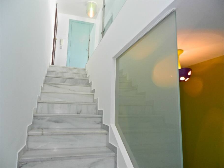 escalera acceso
