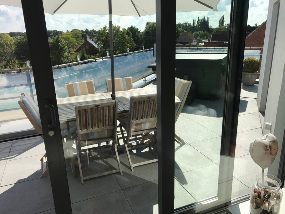 Zeer zuidgericht terras