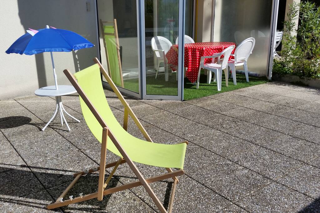 Terrasse ensoleillée
