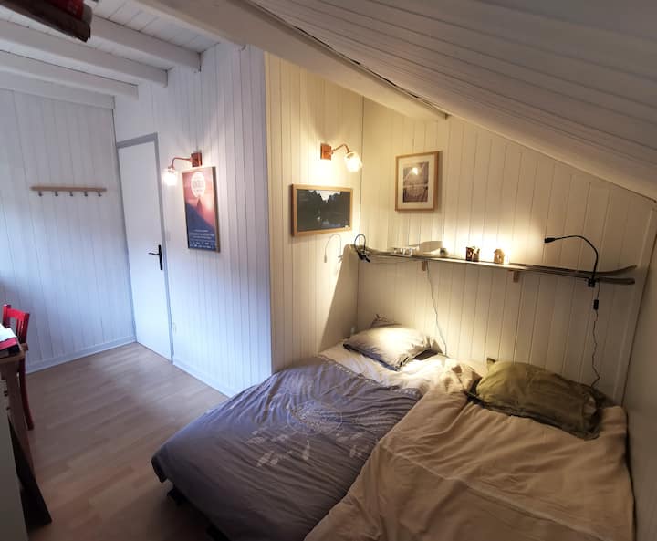 חדר שינה מס '2, 2 מיטות 90x190 