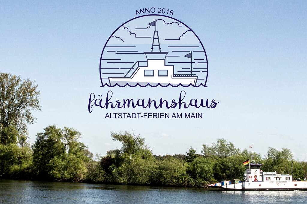 Main und Fähre sind ca 100 m entfernt auch der Marktplatz mit Geschäften , Restaurants für jeden Geschmack,Eisdielen und viel historisches Basilika, Klostergarten mit Cafe und ein Mainweg für die Radfahrer.