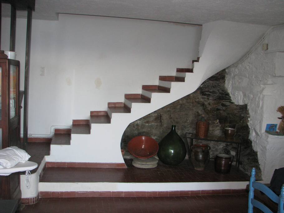escalier accès 1er
