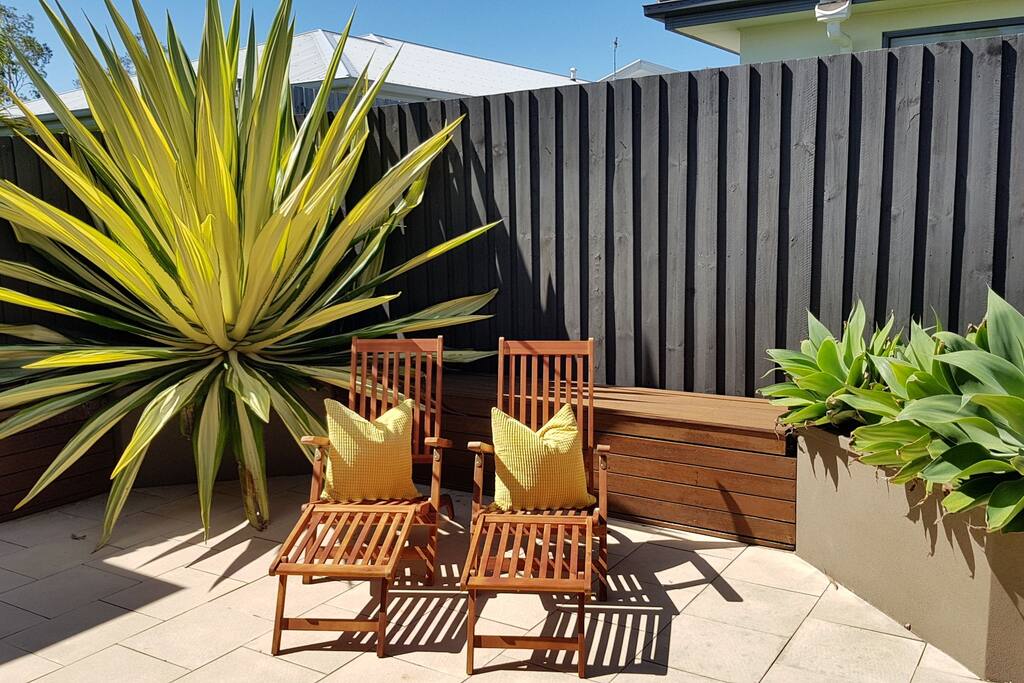 Outdoor area from main bedroom