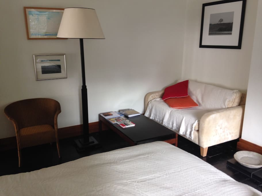 Sit and read or work using wi-fi or ethernet connections.