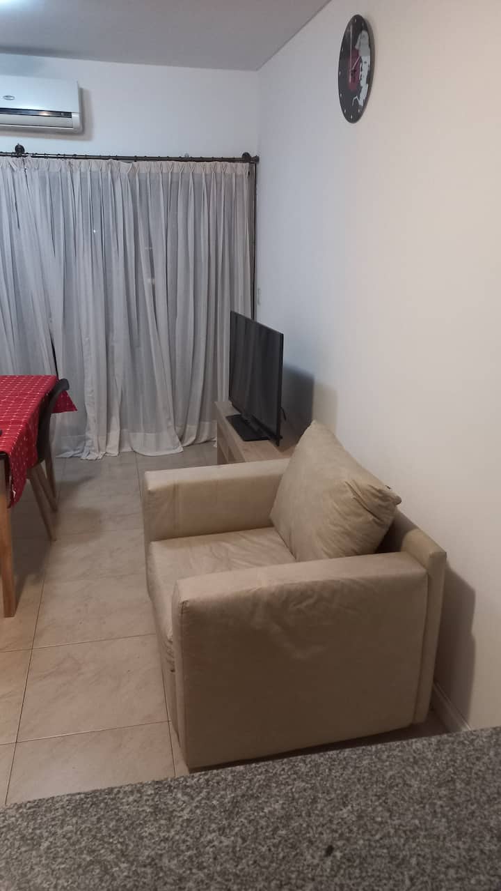 Departamento de 1 dormitorio con doble terraza en Caballito