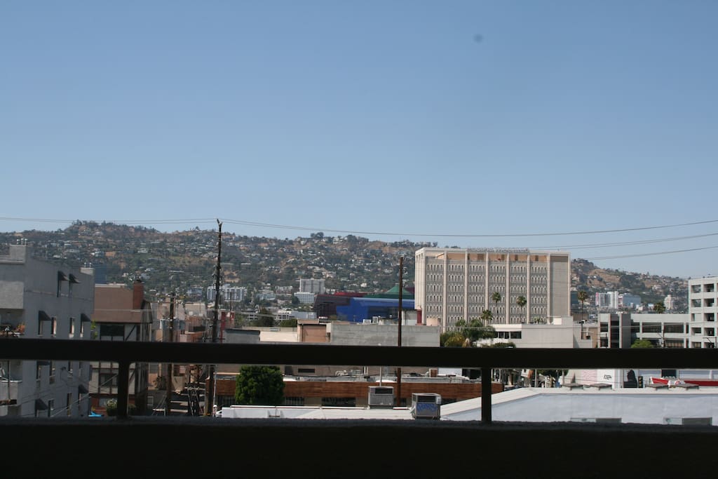 View from living room balcony