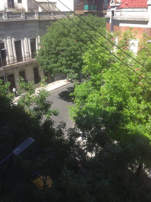 Vista desde el balcon