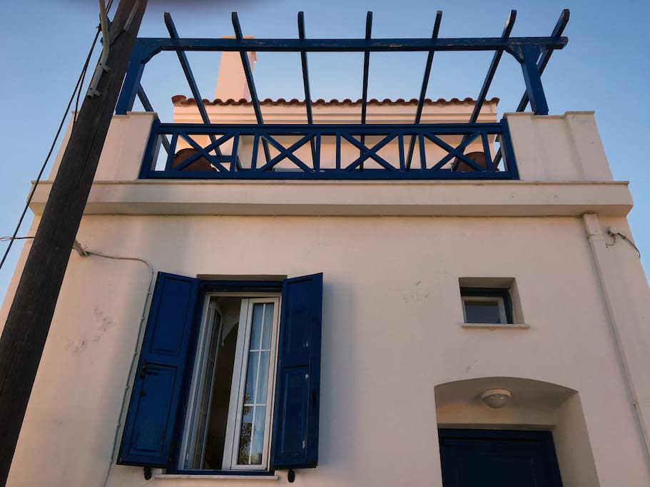 view of the house from the street