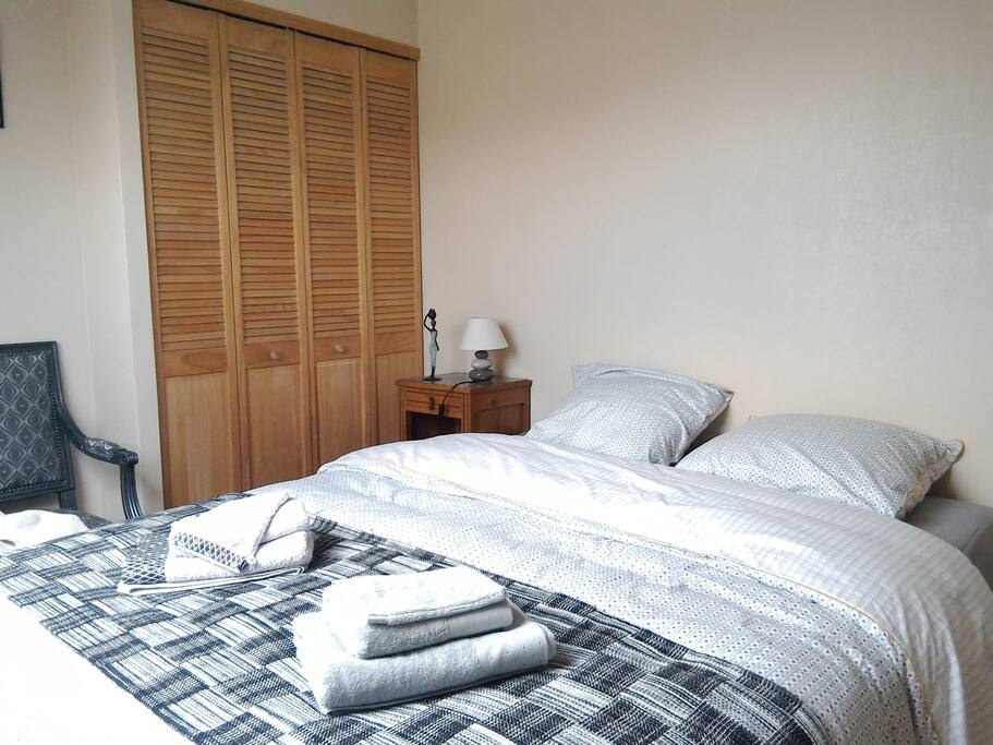 Chambre 1 lit 160 cm