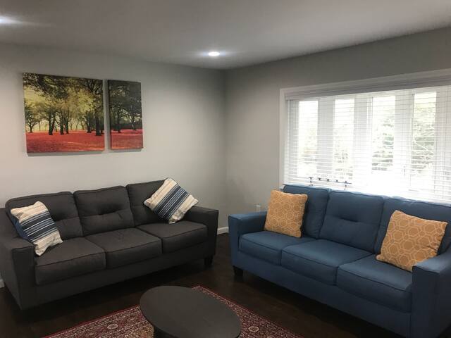 Super comfortable room in a super cozy house.