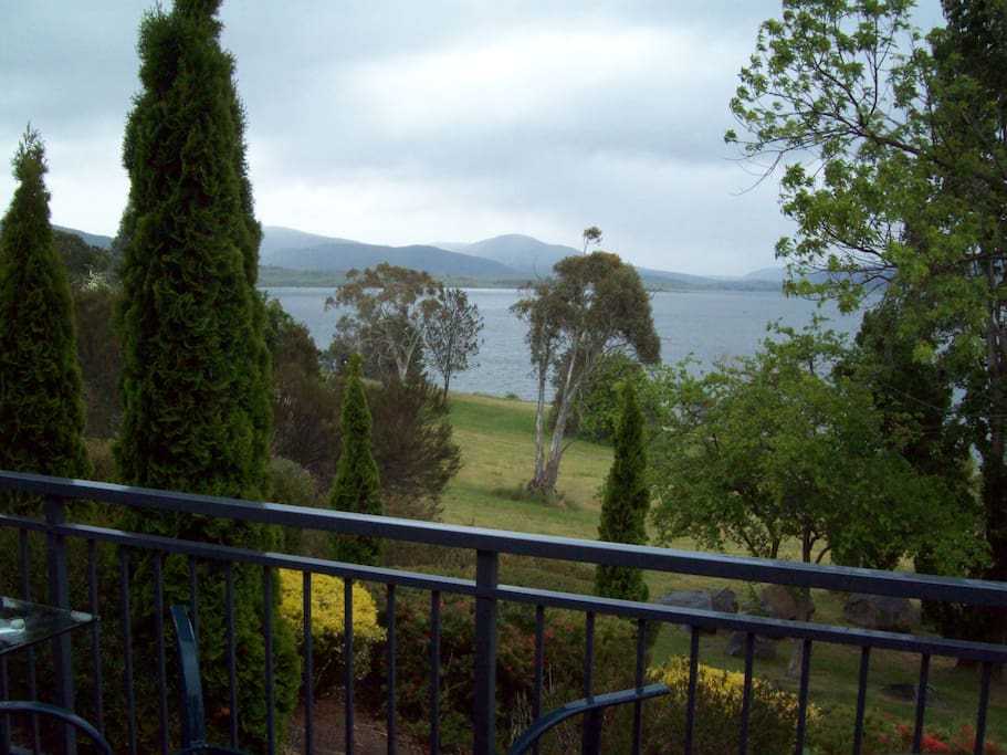 Front Balcony view to lake