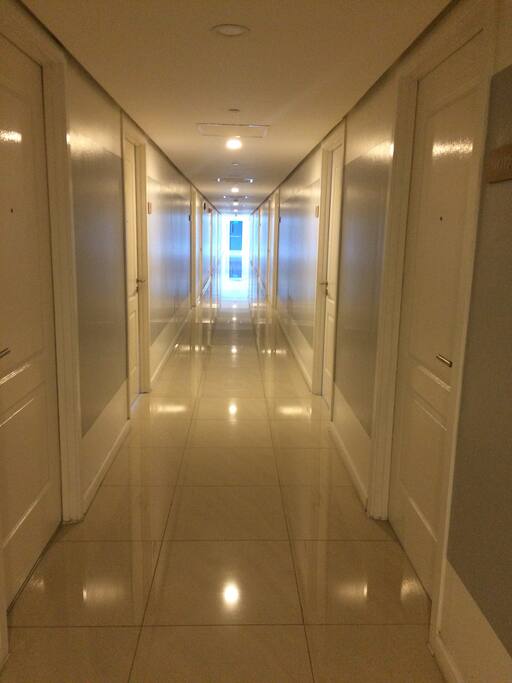 Tower's hallway to/from elevator