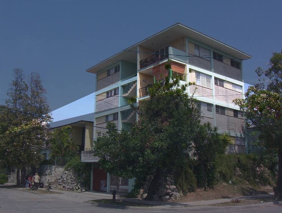 The building