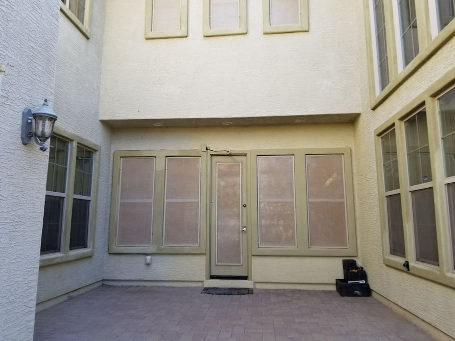 Courtyard entrance.