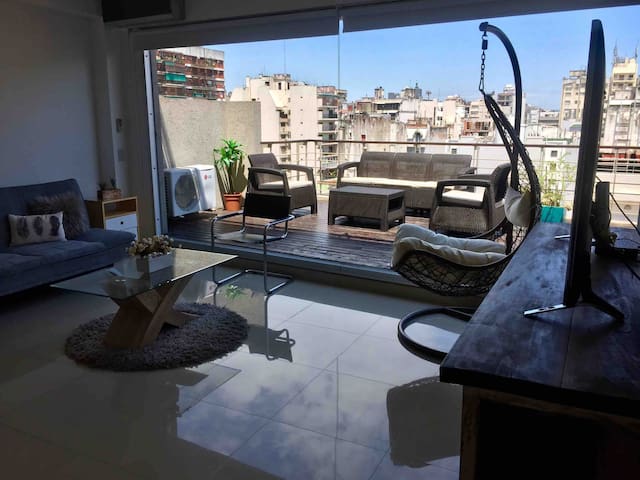 Grand terrace apartment!