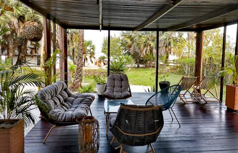 Villa Kimoya, cottage les pieds dans l'eau