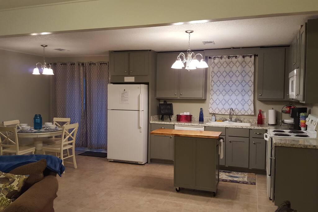 Open concept kitchen