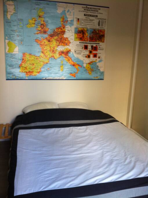 Comfortable double bed