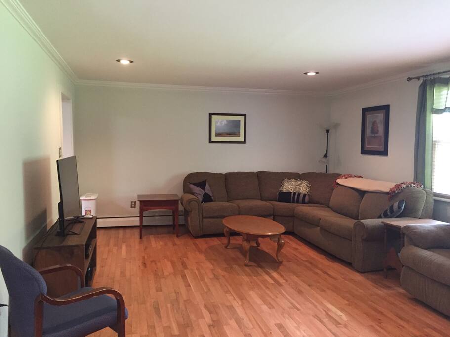 Large living area provides enough seating for all the guest